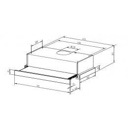 Вытяжка Weissgauff TEL 05 1M WH