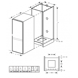 Холодильник Weissgauff WRKI 195 WNF