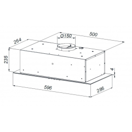 Вытяжка Weissgauff Aura 900 WH