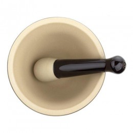 Le Creuset Ступка столовая с пестиком, 0.3л, каменная керамика, цвет черный матовый