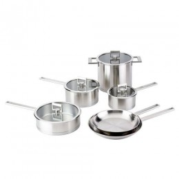 Сковорода Стрейт-фикс, 20 см, матированная, внутри нерж.сталь, P20SF, CRISTEL