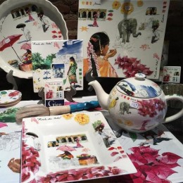 Сахарница Gien, Индия, 215 мл.