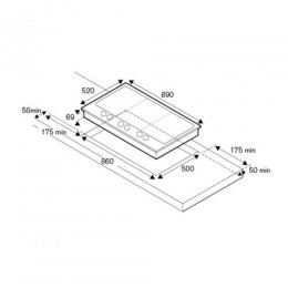 Варочная панель Bertazzoni PM3630GX