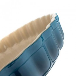 Le Creuset Рифленая форма, 28см, Лазурь