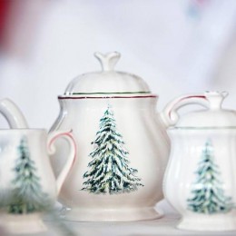 Блюдо овальное Gien, Рождество, 41x26,2 см.