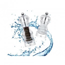 Столовая посуда Peugeot 900818/SME Мельница для соли 18 см акриловая прозрачная, серия NANCY