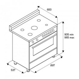 Варочный центр La Germania AMN965GXT