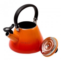 Le Creuset Чайник конический, эмалированная кс/сталь, цвет: оранжевая лава