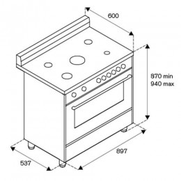 Варочный центр La Germania AMN965EXV