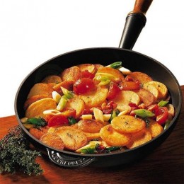 Le Creuset Сотейник 28см, эмалированный чугун, цвет: черный сияющий