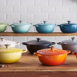 Le Creuset Казан, 4л, чугун, Лазурь