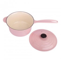 Le Creuset Ковш с ручкой 20 см, чугун, цвет розовый шифон