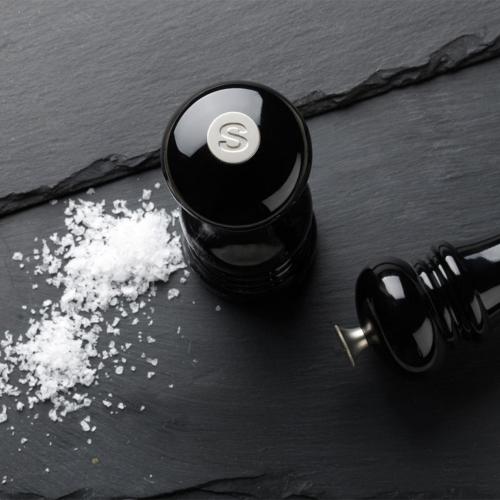 Le Creuset Мельница для соли 15 см, пластик, цвет: черный сияющий