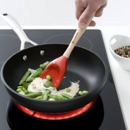 Le Creuset Лопатка столовая, силиконовая, Venus, цвет: черный