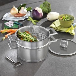 Вставной элемент пароварка Стрейт-фикс, универсальная, 20 см, CVU20SF, CRISTEL