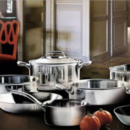 Кухонная посуда DE BUYER серия АФФИНИТИ 3726.30 Кокот овальный с крышкой, 30 см., 6,5 л.