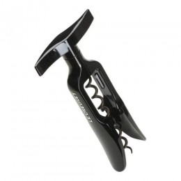 Le Creuset Штопор ручной для винных бутылок, цвет: черный 