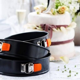 Le Creuset Форма для пирога 24см круглая, алюминий, с антипригарным покрытием, цвет: гранитный 