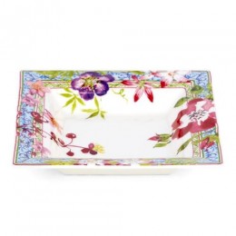 Блюдо конфетти квадратное Gien, Многоцветие, 17x17 см.