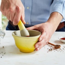 Le Creuset Ступка с пестиком 0.3л, желтый