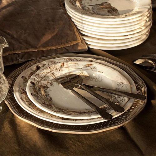 Блюдо конфетти квадратное Gien, Охота, 17x17 см.