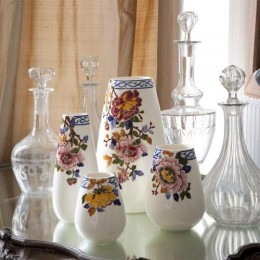 Ваза Gien, Пионы, H 14,4 см.