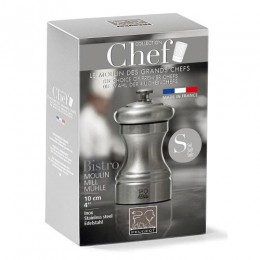 Мельница  для соли  10 см нерж.сталь, серия BISTRO PEUGEOT