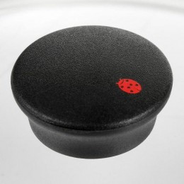 Крышка Куквэй ONE, стекло, бакелитовая ручка, 26 см, CWOK26C, CRISTEL