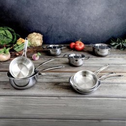 Сотейник с крышкой Куквэй Мастер, нержавеющая сталь, штампованное дно, Ø26 см, CWMS26, CRISTEL