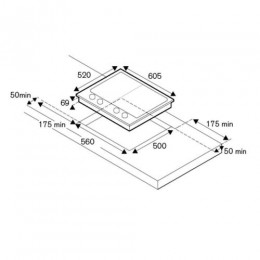 Варочная панель Bertazzoni PM6040X