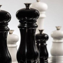 Le Creuset Мельница для перца 15 см, пластик, цвет: черный сияющий