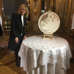 Большая настенная тарелка Фазан Gien, Охота, ручная роспись, O 61,5 см фаянс