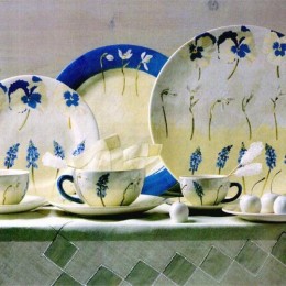 Блюдо овальное Gien, Алис, 37x26 см.