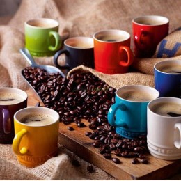 Le Creuset чашка эспрессо 70 мл, цвет: оранжевая лава