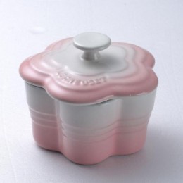 Le Creuset Кокотница Цветок 0.2л, розовый