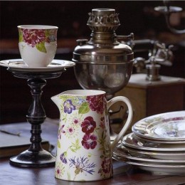 Блюдо овальное Gien, Многоцветие, 37x26 см.