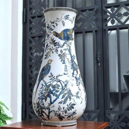 Музейная ваза большая, Gien, Винценс Ор, Н 61 см, диам 29 см