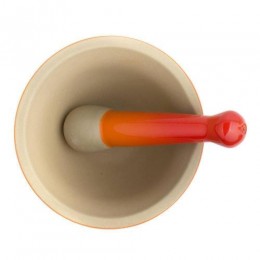 Le Creuset Ступка с пестиком, оранжевая лава