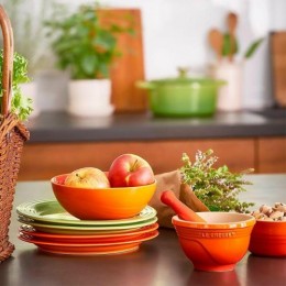 Le Creuset Ступка с пестиком, оранжевая лава