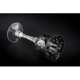 Бокал для красного вина, коллекция Страккато, хрусталь, цвет серый CRISTALLERIE de MONTBRONN  