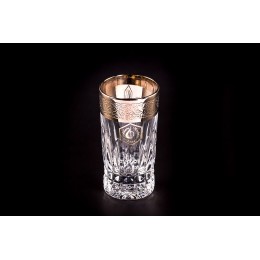 Стопка для водки, коллекция Владимир, хрусталь, отделка платина CRISTALLERIE de MONTBRONN  