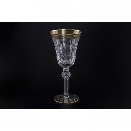 Бокал для воды Cristallerie de Montbronn, коллекция Виктория, отделка золото 141102