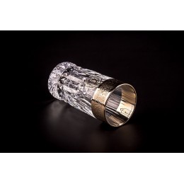 Стопка для водки, коллекция Владимир, хрусталь, отделка платина CRISTALLERIE de MONTBRONN  