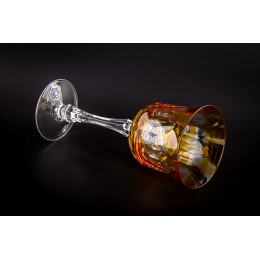 Бокал для воды, коллекция Токката, хрусталь, цвет янтарный CRISTALLERIE de MONTBRONN  