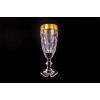 Бокал для шампанского, коллекция Марго, хрусталь,отделка золото с платиной CRISTALLERIE de MONTBRONN  