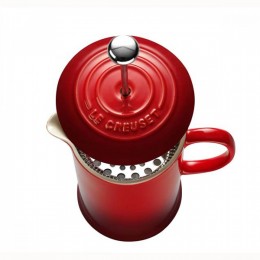 Le Creuset Кофейник с прессом 22 см, вишня 