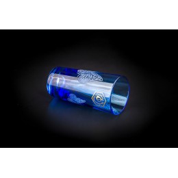 Стопка для водки, коллекция Бабочки, хрусталь, цвет голубой CRISTALLERIE de MONTBRONN 