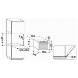 Компактный духовой шкаф с функцией СВЧ KitchenAid KOCCX 45600