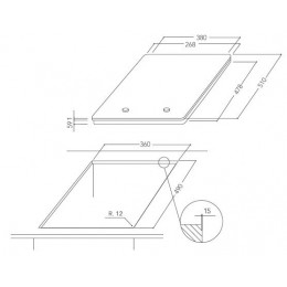 Рабочая поверхность KitchenAid KHYD1 38510