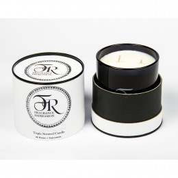 Свеча ароматическая Aishen, Чай и Лотос, с двойным фитилем в подарочной упаковке, 330 мл., в/г 48 часов